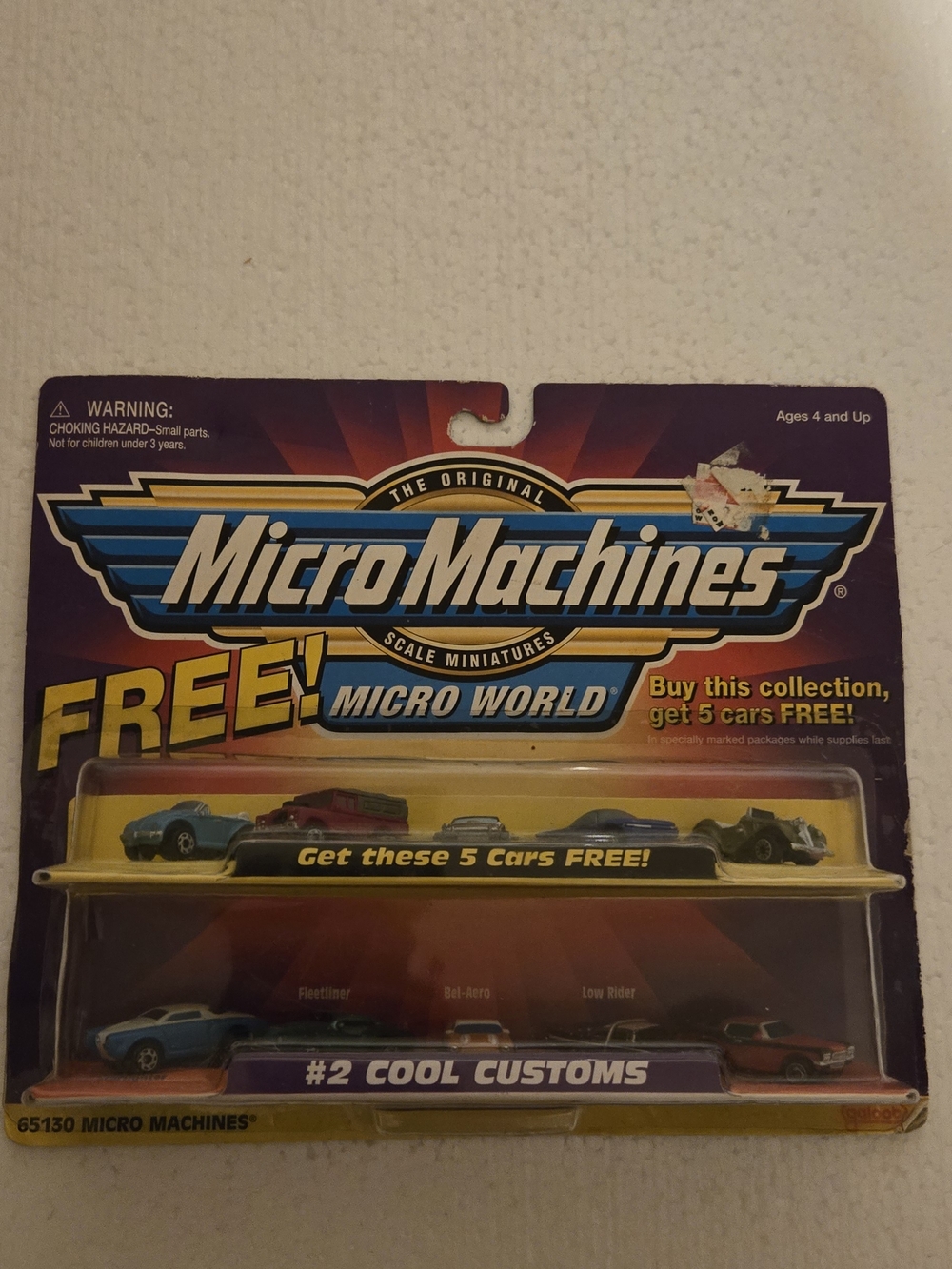 Micro Machines #2 Cool Customs Kids Toy Car Set - Multicolor